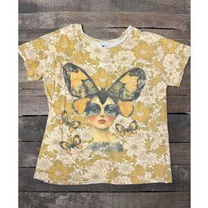 Jaded Gypsy Moon Dance Tee - Sunshine Meadow NEW